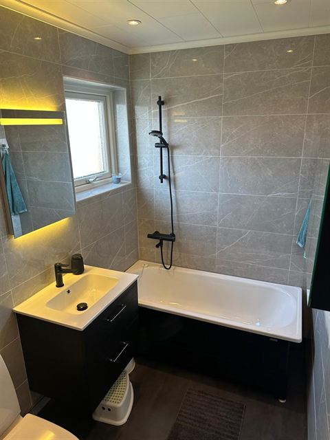 Badrummet efter renoveringen